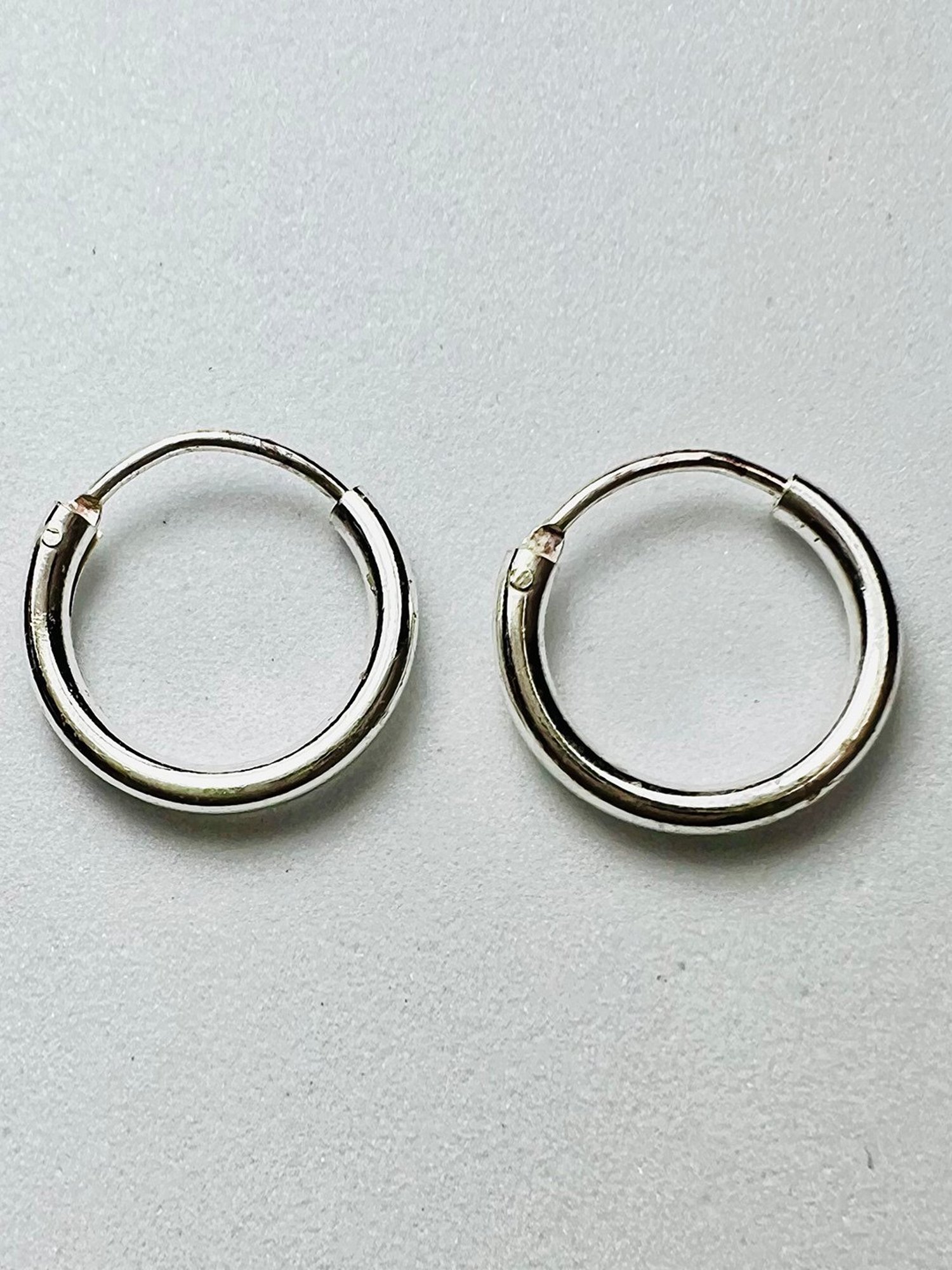 Arte Jewels 925 Sterling Silver Small Hoop Bali Earrings for Girls Kids & Women