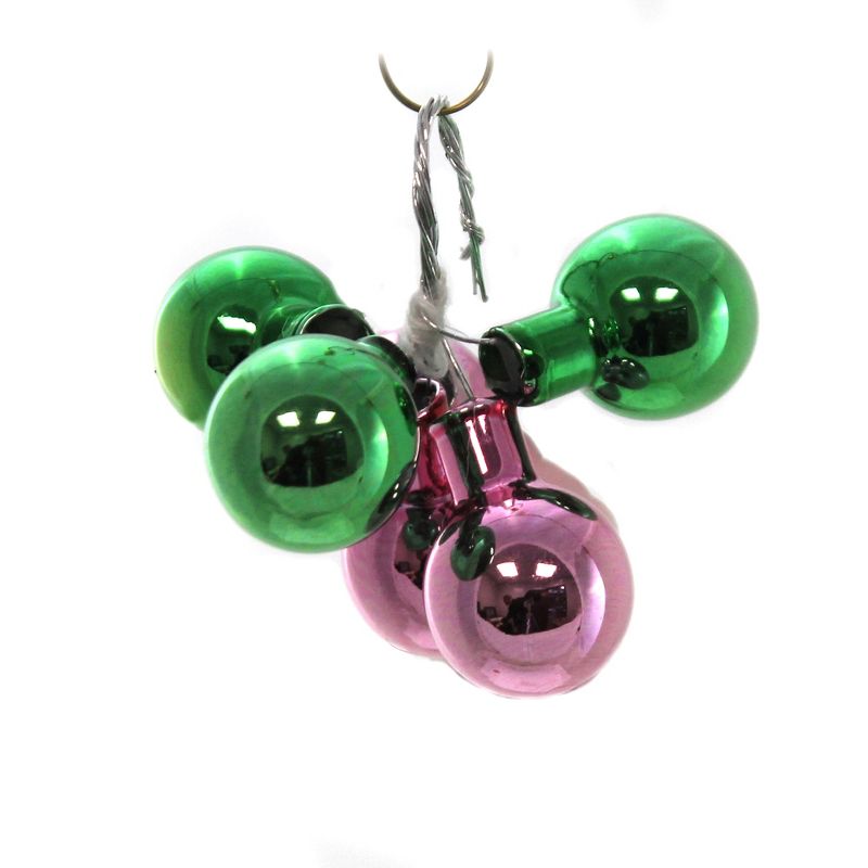 Shiny Brite 1.5" Christmas Confetti Clusters Vintage Vibrant  -  Tree Ornaments