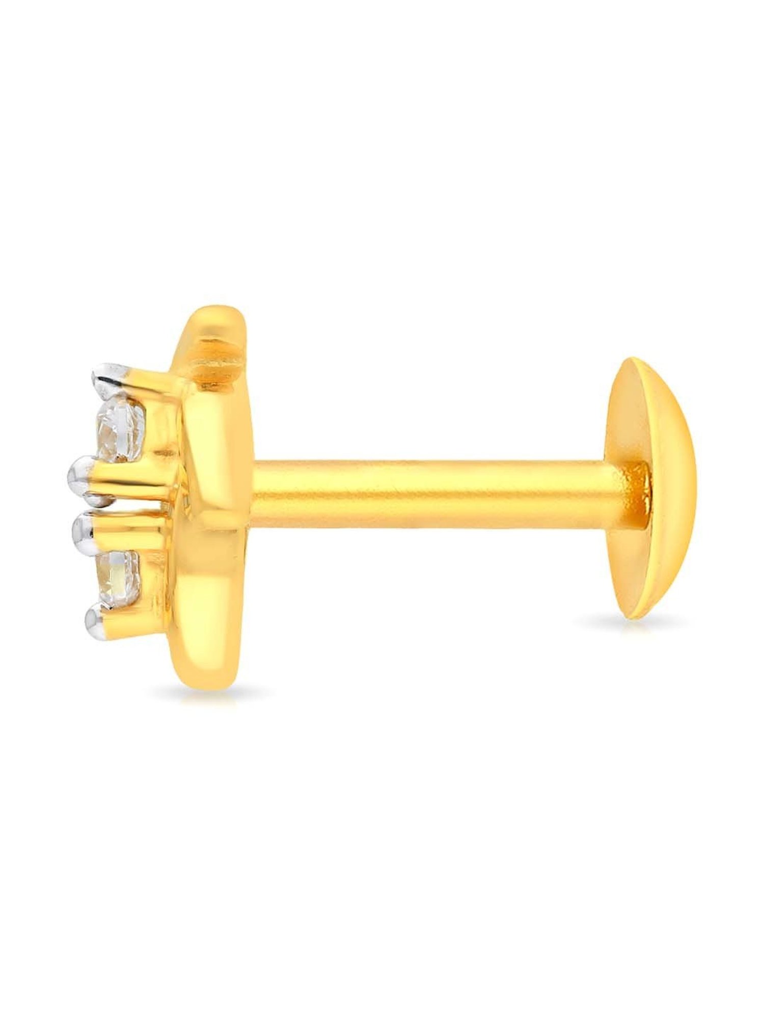 Malabar Gold and Diamonds 22k Gold Nosepin for Women