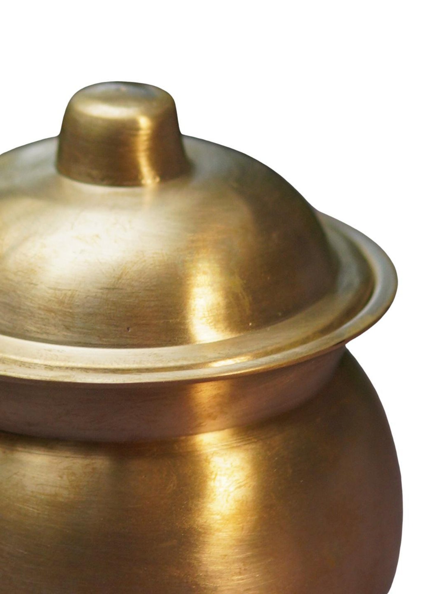 Ambi Handmade Artisanal Fine Finish Pure 100% Kansa Ghee Pot