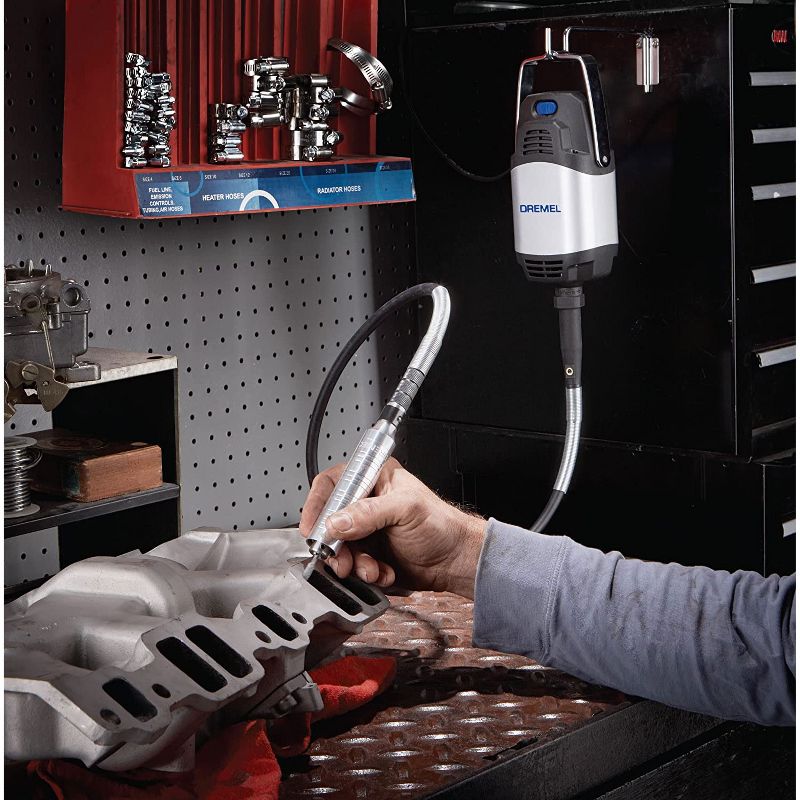 Dremel 9100-21 Fortiflex 2.5 Amp Heavy Duty Flex Shaft Rotary Tool Kit with 21 Accessories for Home Improvement, DIY, Crafts, and Woodworking