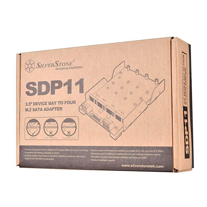 35 to 4 X M2 SATA Adapter SDP11