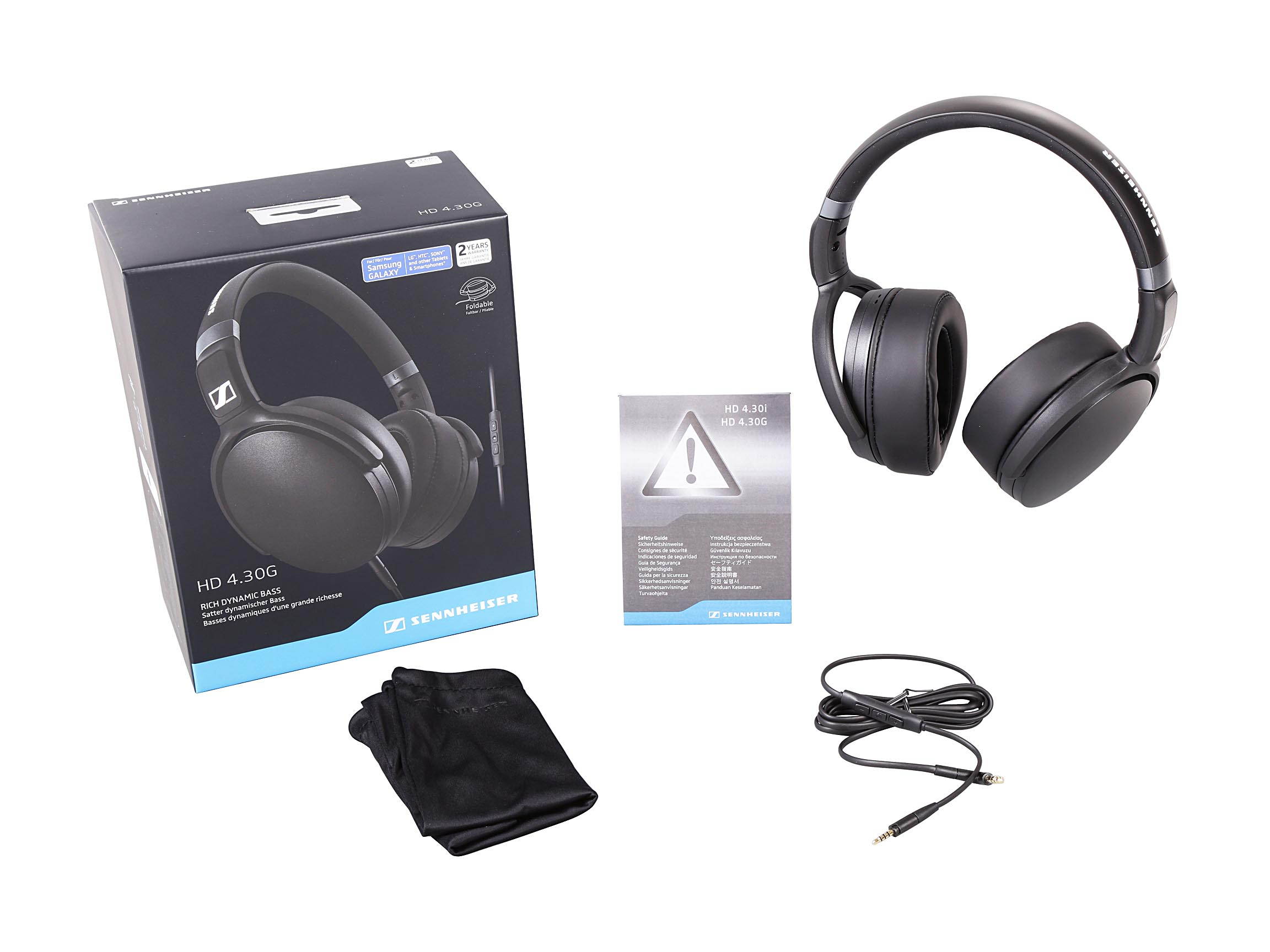 Sennheiser 506779 HD 4.30G Over-Ear Headphones with Microphone  (Black)