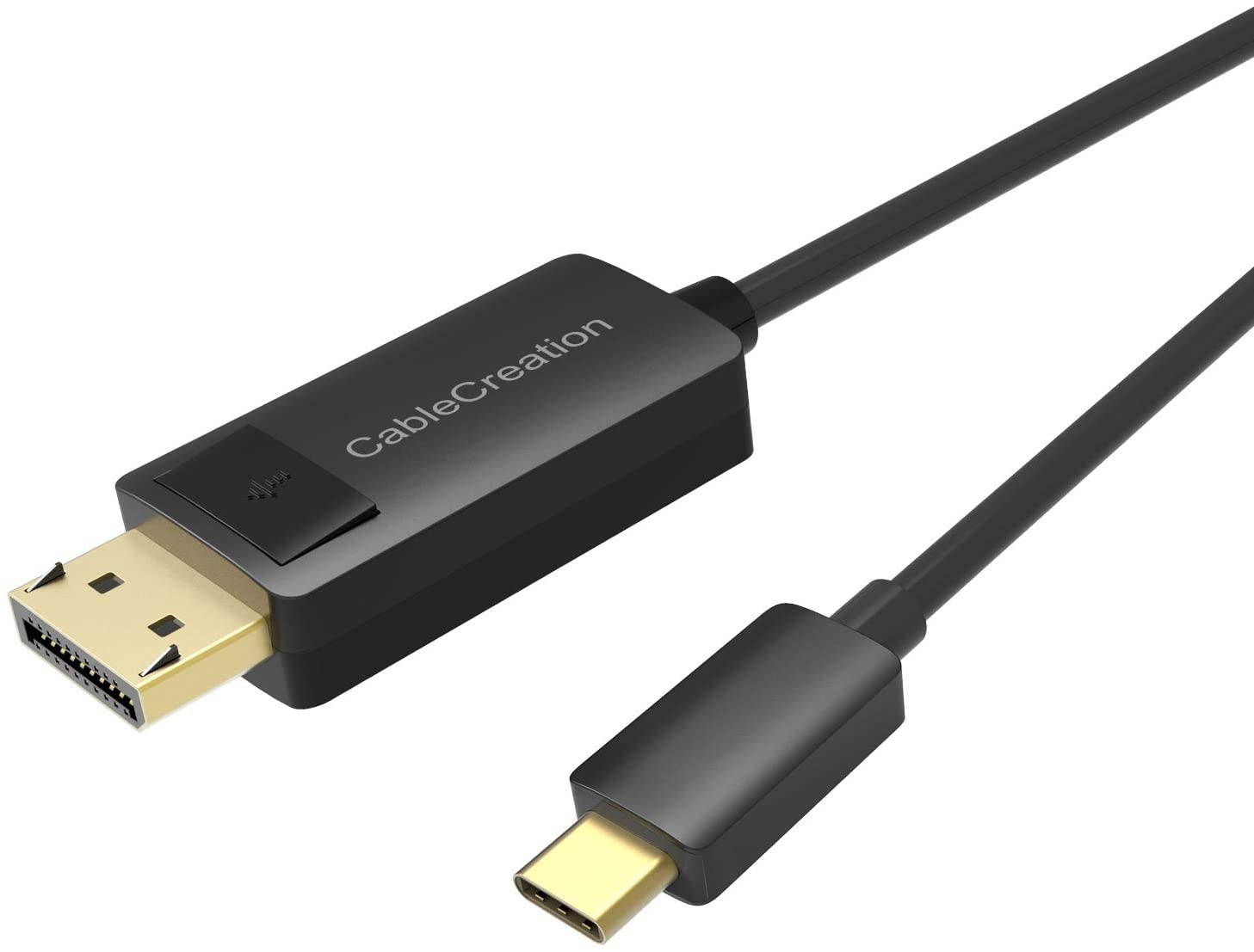 USB C to DisplayPort Cable 6FT 4K@60Hz 2K@165Hz 2K@144Hz CableCreation USB 3.1 Type C to DP Cable Thunderbolt 3 Compatible for MacBook Pro/Air iMac iPad Pro 2020 XPS 15/13 Galaxy S20 S10