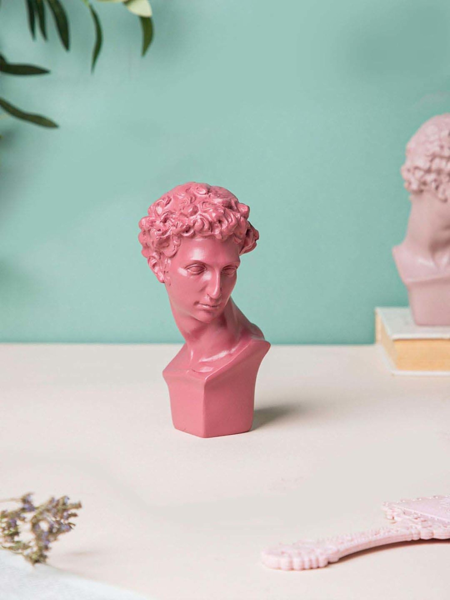 Nestasia Ancient Greek Sculpture Pink showpiece for Living Room & Bed Room|Perfect for Gifting