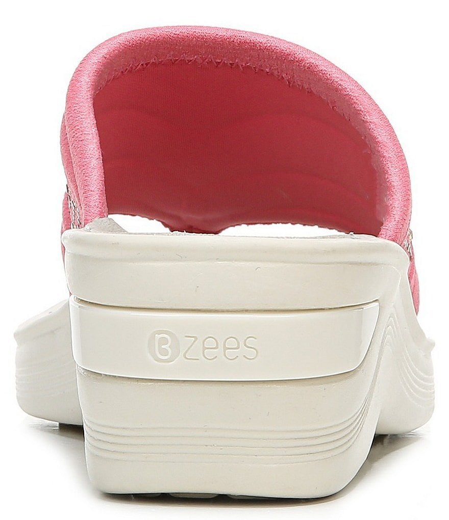 Bzees Dazzle Me Rhinestone Embellished Washable Slip-On Thong Sandals