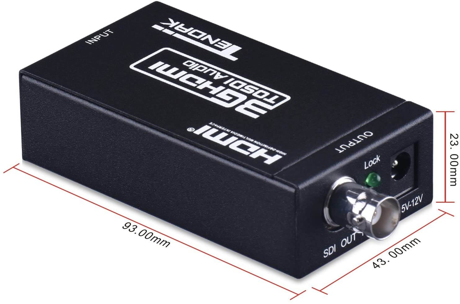 SDI to HDMI Converter Adapter Mini 3G HD Sdi Hdmi Adapter for SD-SDI, HD-SDI and 3G-SDI Signals