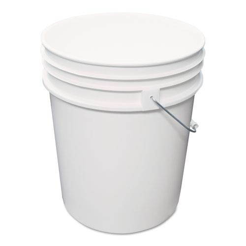 5 Gallon Whi Hdpe Pailno Lid
