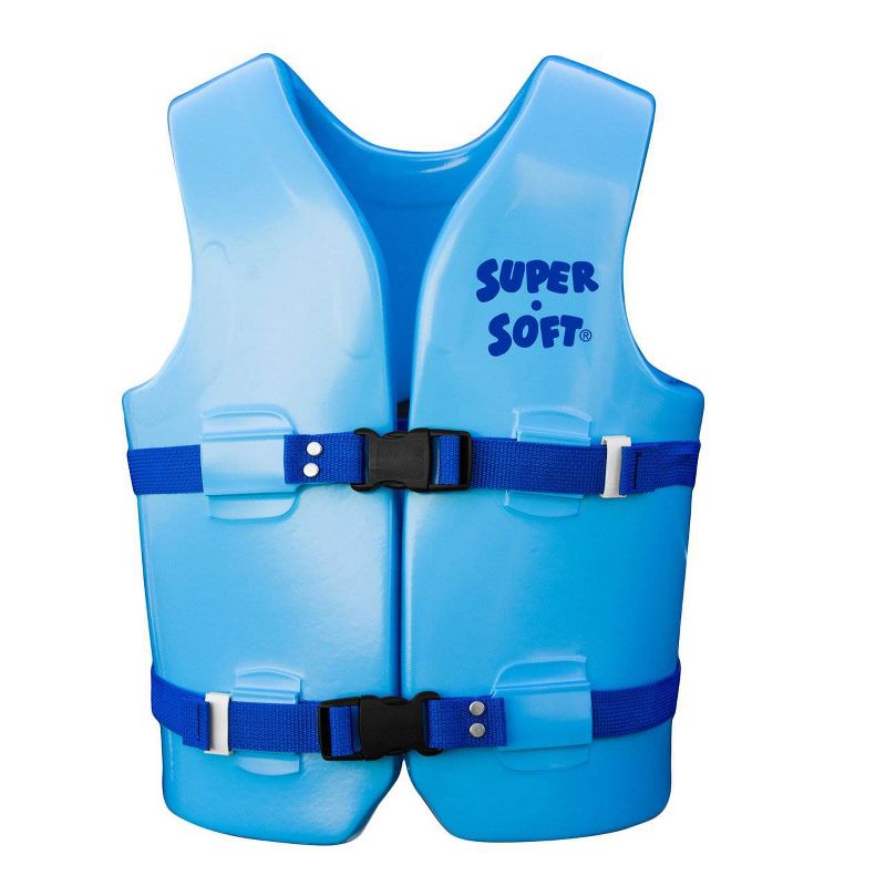 TRC Recreation Child's Vinyl Life Jacket Vest, 50 to 90Lbs, Medium Blue