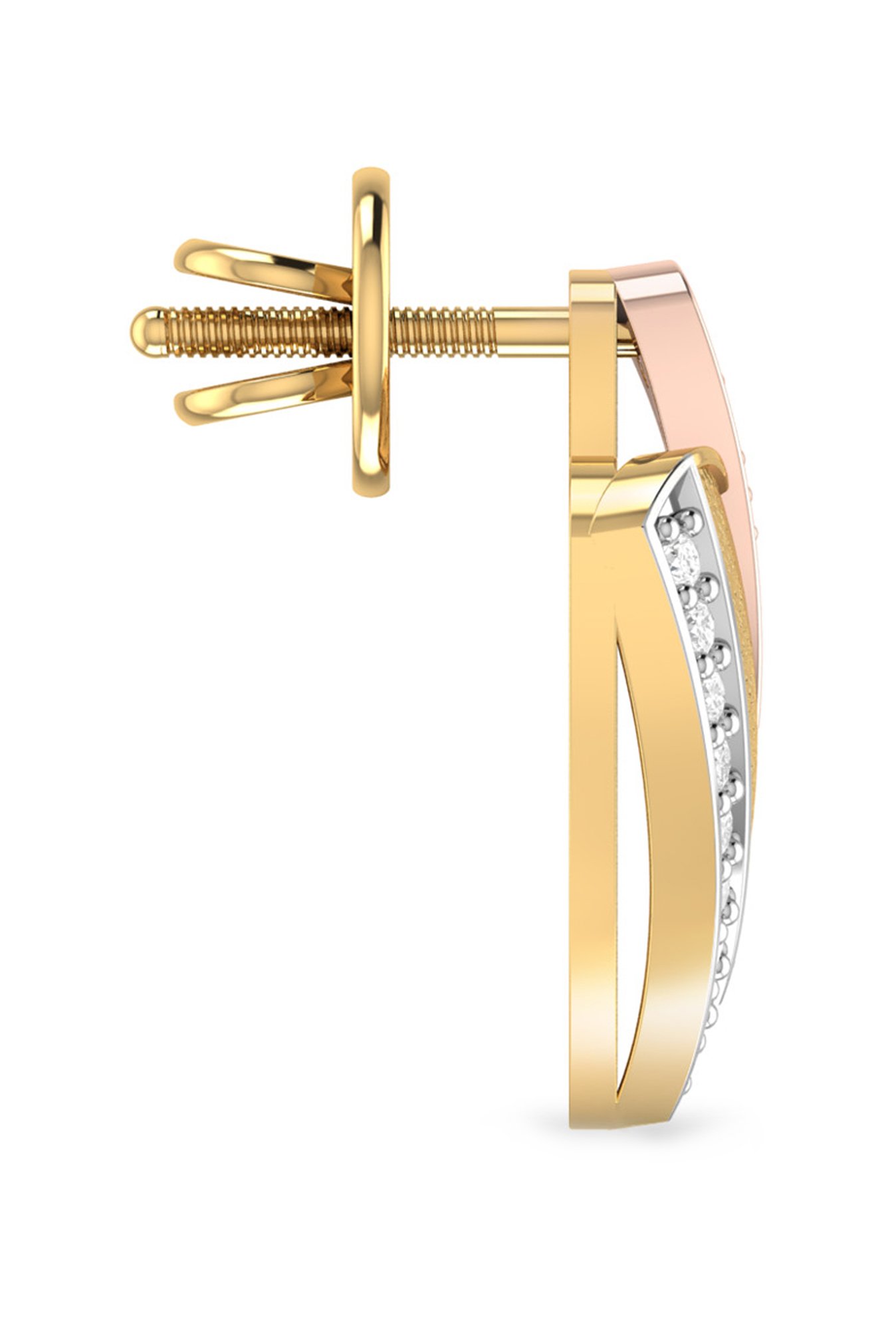 PC Jeweller Flannagan 22 kt Gold Earrings