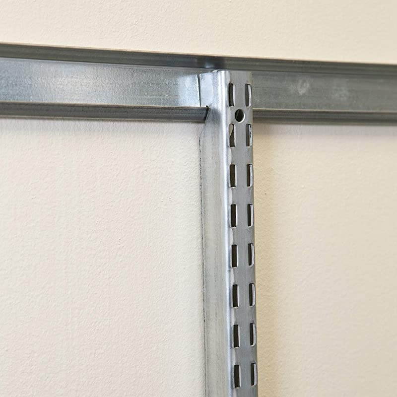 Sterling FAST-MOUNT Adjustable Wall Standard, 72-inch, Galvanized, BK-0100-6