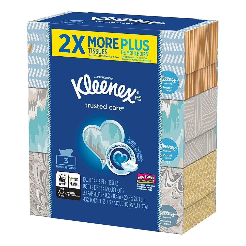 Kimberly-Clark 145ct 3 Pack Kleenx Tissue 50219 Pack of 12