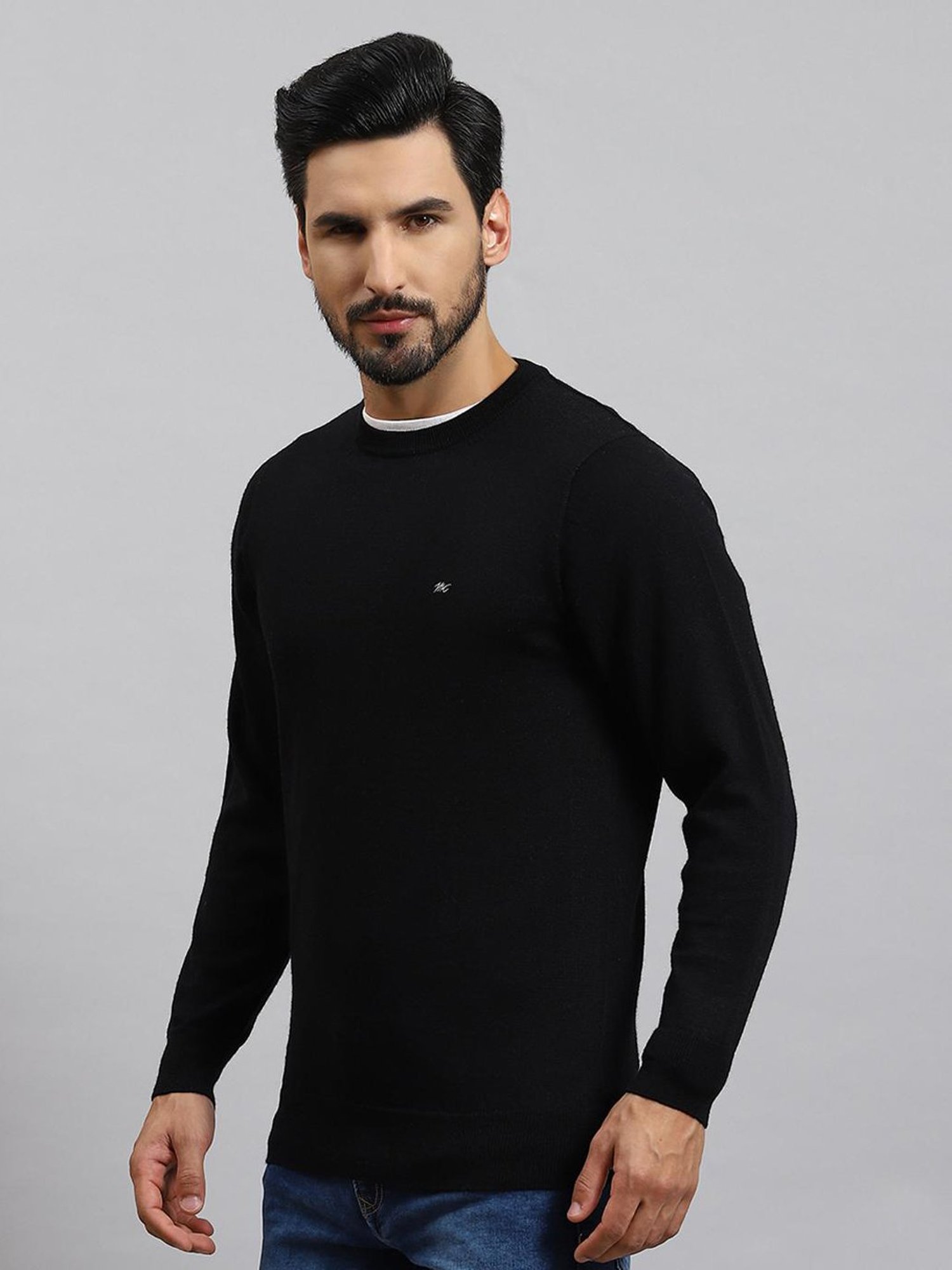 Spykar Red Slim Fit Sweatshirt