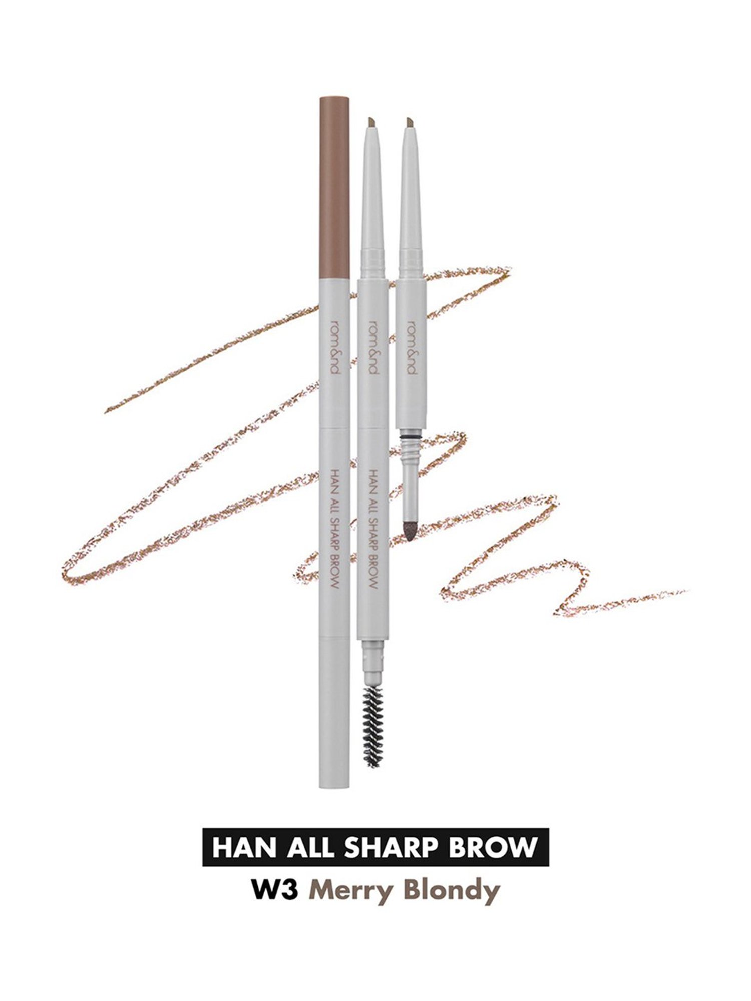 Rom&nd Han All Sharp Brow W3 Merry Blondy - 0.24 gm