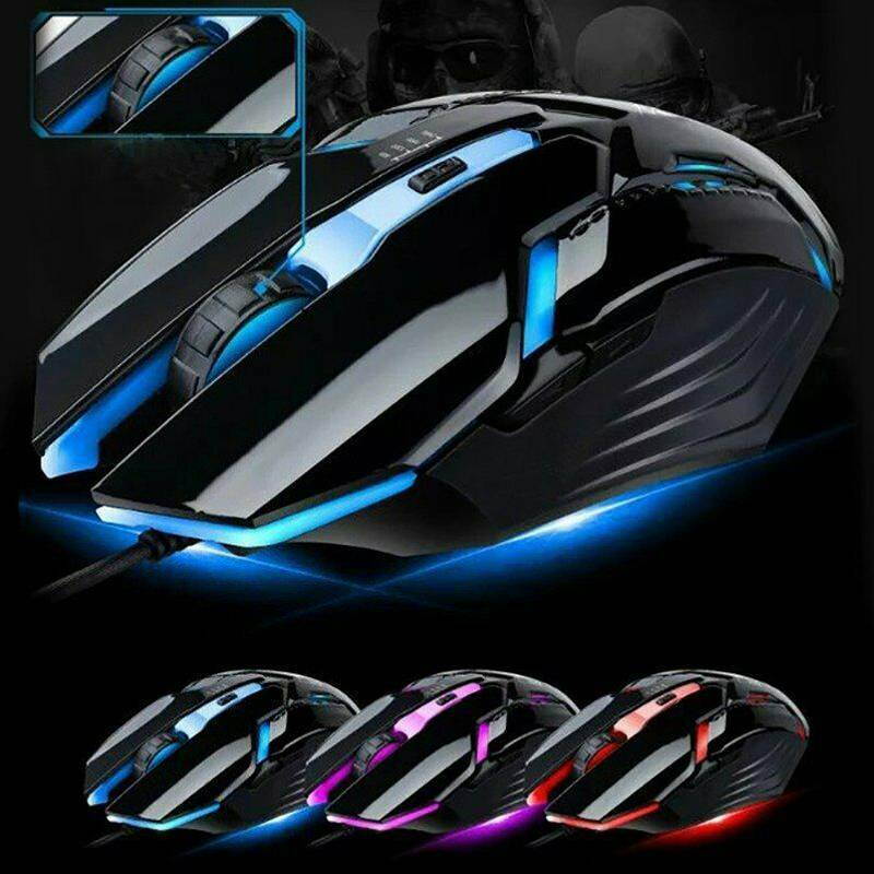 USB RGB Gaming Keyboard and Mouse Combo, Wired Key Rainbow Backlit Keyboard and Mouse Set, with Phone Holder for Windows Computer PC Gamers