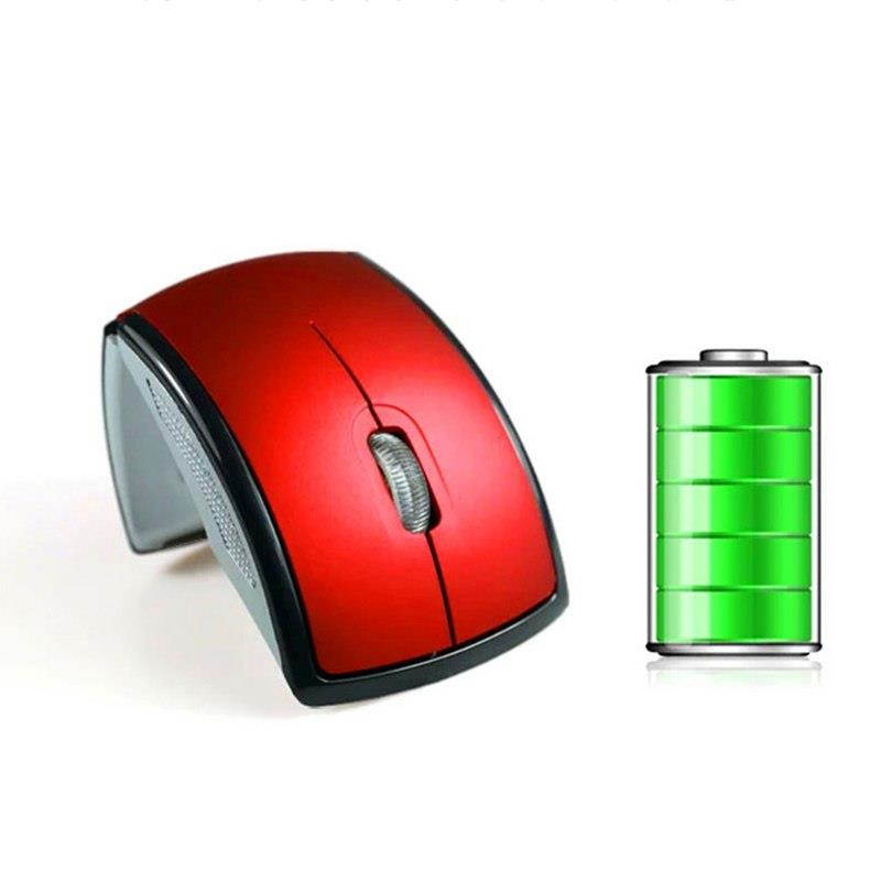Wireless Mouse 2.4G Computer Mouse Foldable Travel Notebook Mute Mouse Mini Mice USB Nano Receiver for Laptop PC Desktop