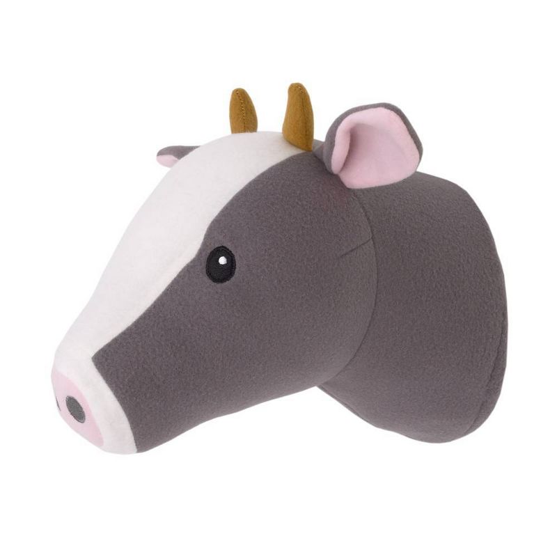 Little Love by NoJo Cow Plush Head Wall Decor