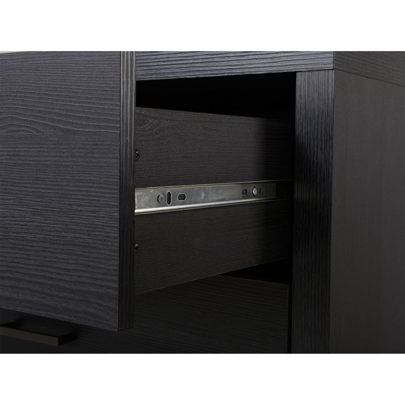 Cary 4 Drawer Chest Black/White - loft607