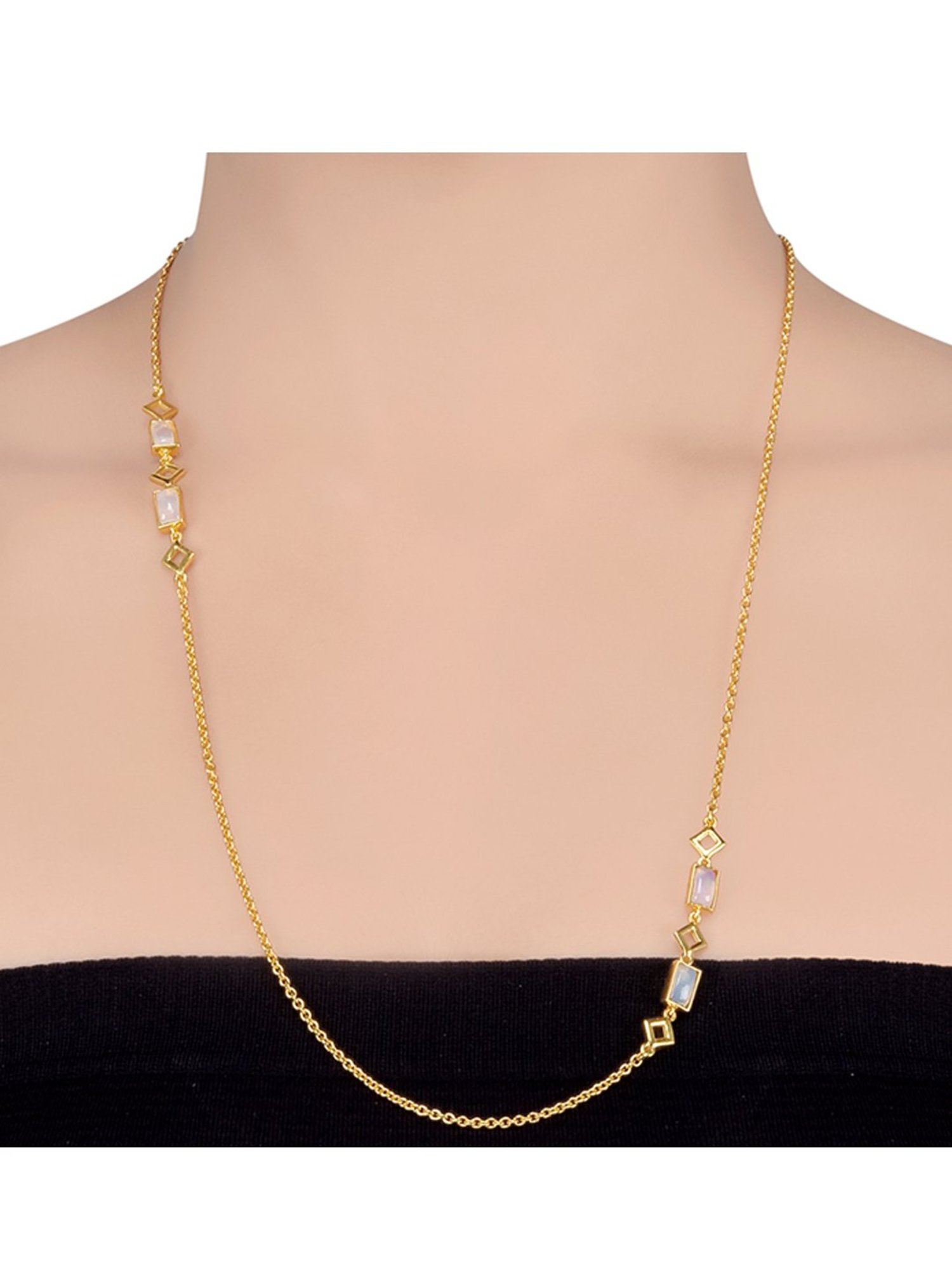 GIVA 92.5 Sterling Silver Double Infinity Love Necklace for Women