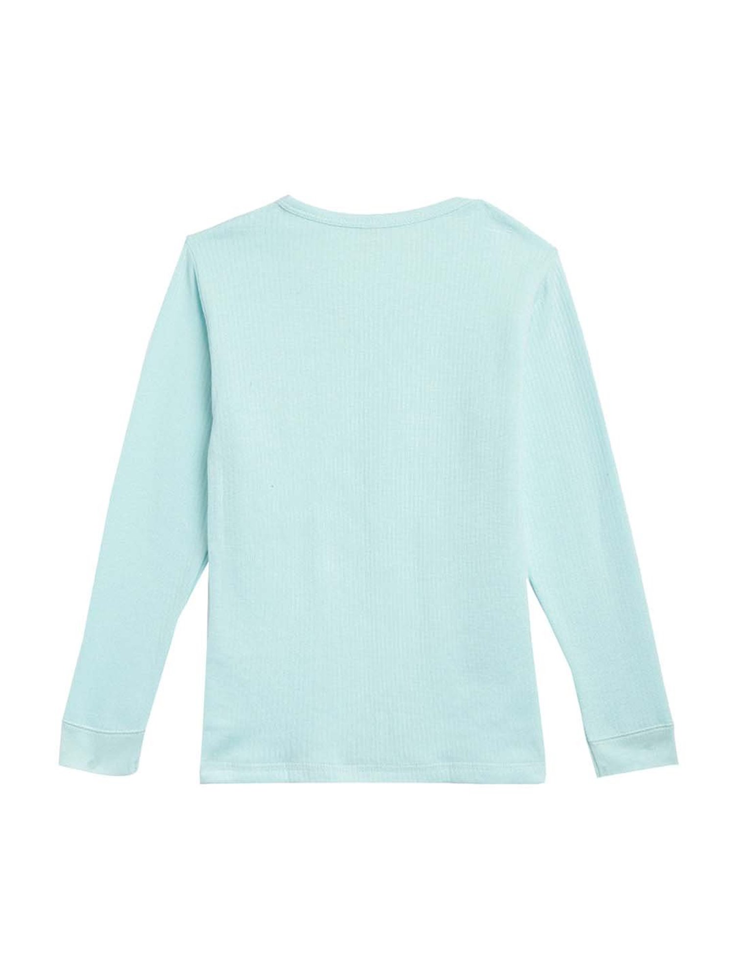 Kanvin Kids Aqua Regular Fit Thermal Top & Pants Set