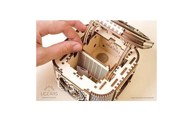 UGears Models UGears Mechanical Models 3D Wooden Puzzle | Treasure Box