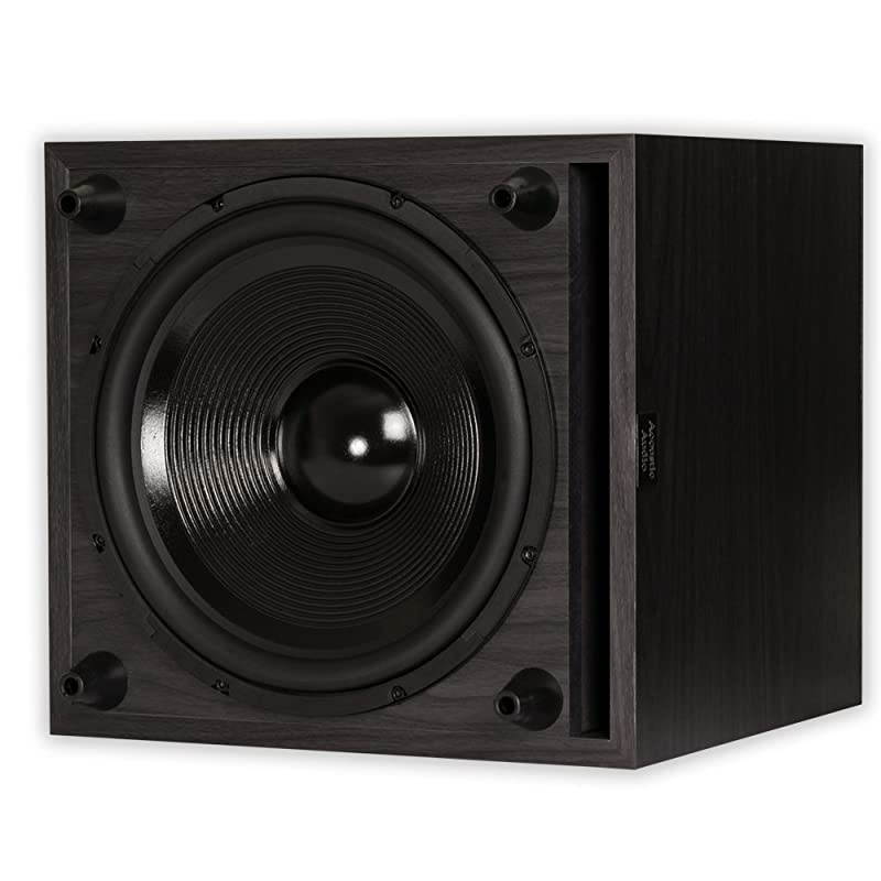 Audio PSW-12 500 Watt 12-Inch Down Firing Powered Subwoofer (Black)