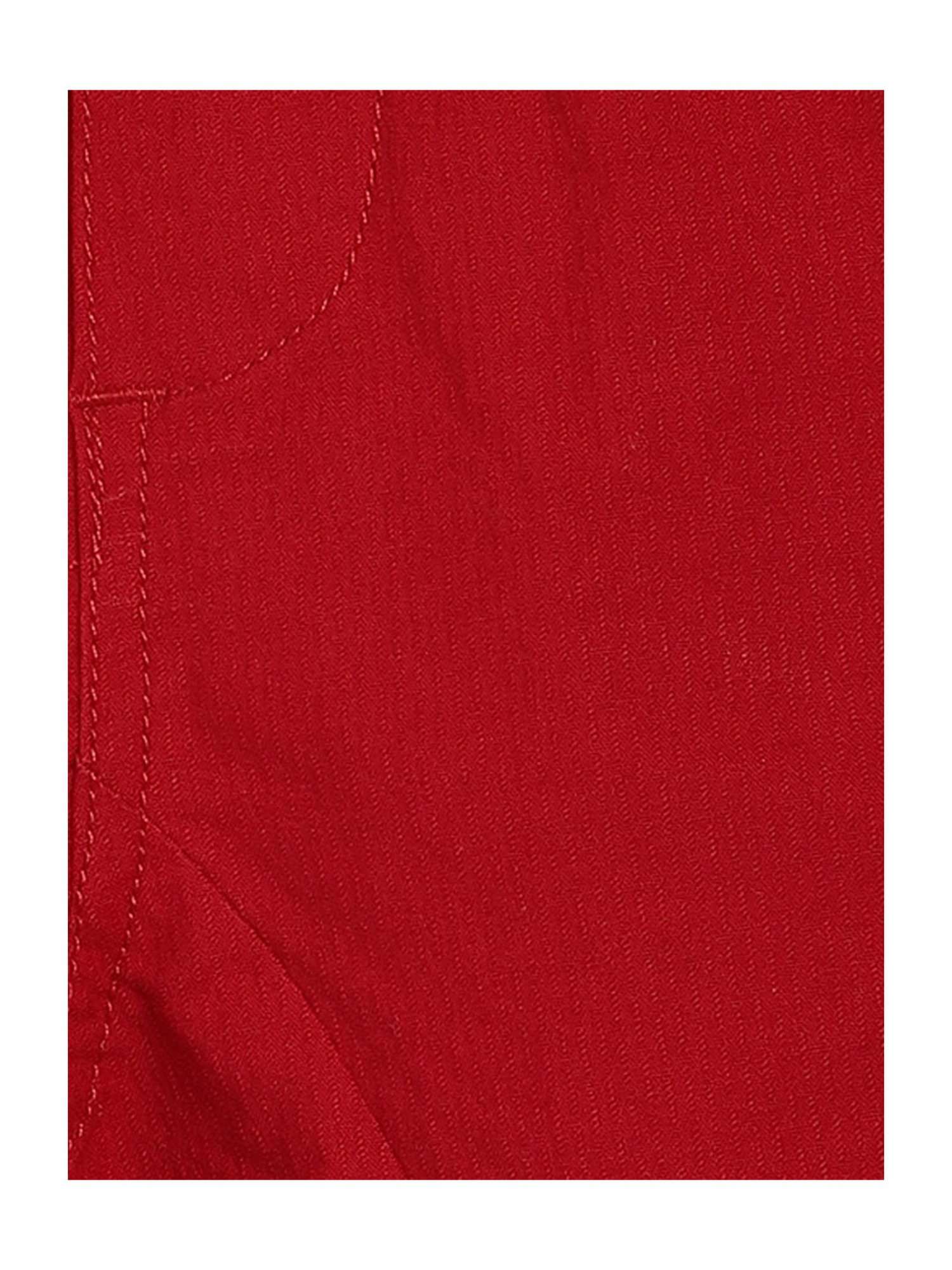 Blue Giraffe Boys Red Solid Joggers