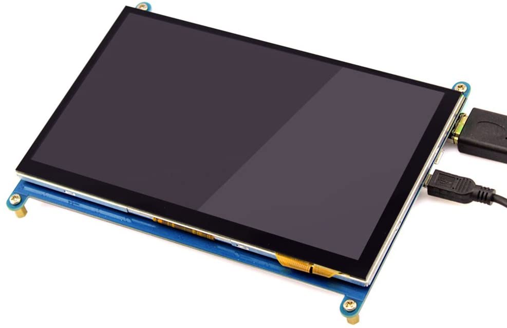 7 Inch Capacitive Touchscreen HDMI Monitor 1024x600 TFT LCD Display HD Screen for Raspberry Pi 4B, 3B, Banana Pi, Windows 10 8 7