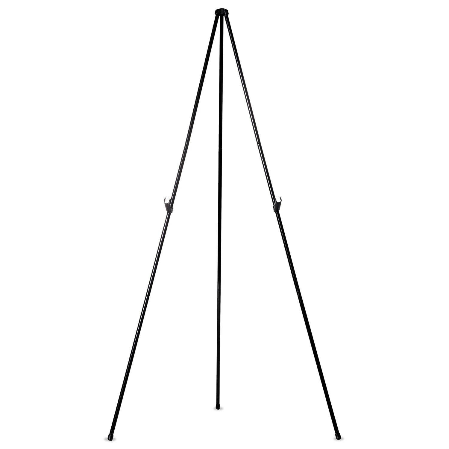 MasterVision Instant Easel 61 1/2" Black Steel Heavy-Duty FLX10201MV