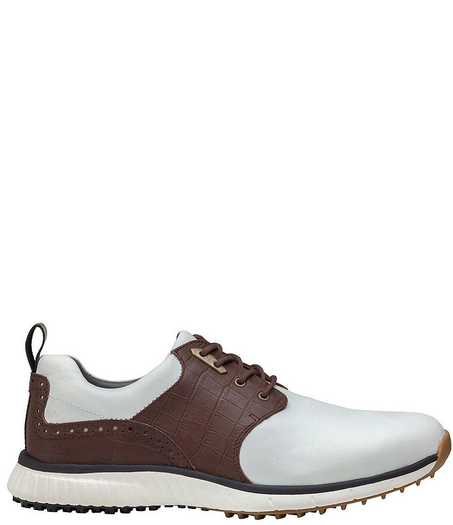Johnston & Murphy Men's XC4 H2 Luxe Saddle Golf Shoes