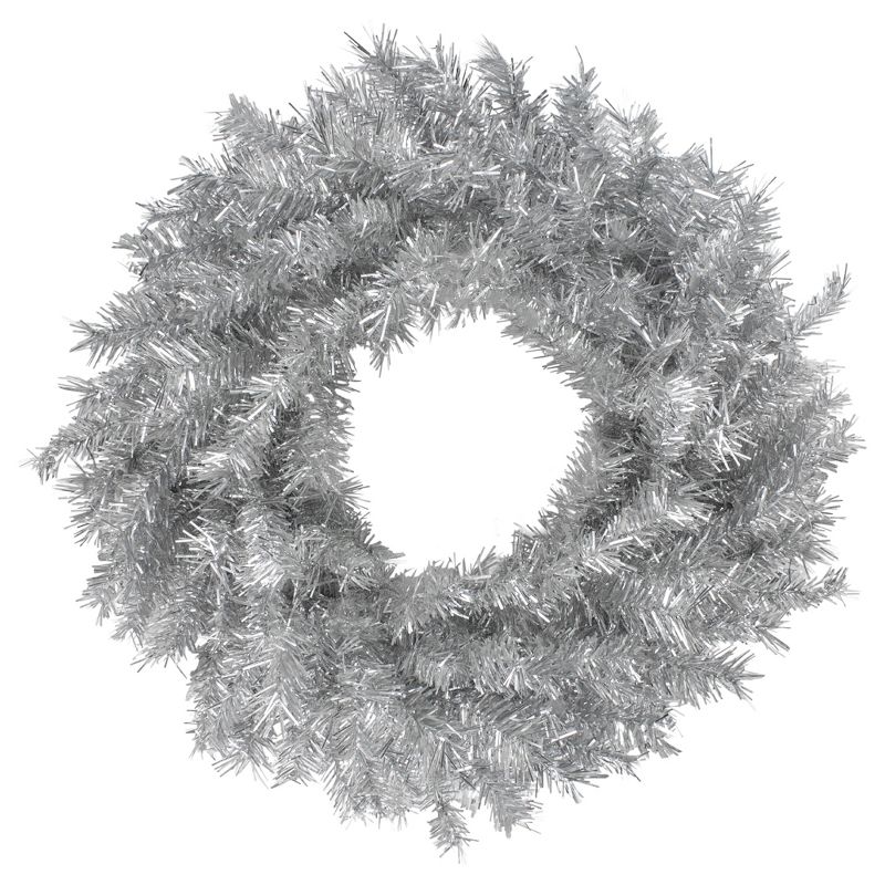 Northlight Frosted Pine Cone and Foliage Artificial Christmas Twig Wreath - 15 Inch, Unlit