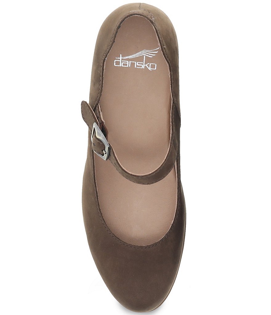 Deltan Tessa Croc-Embossed T-Strap Block Heel Pumps