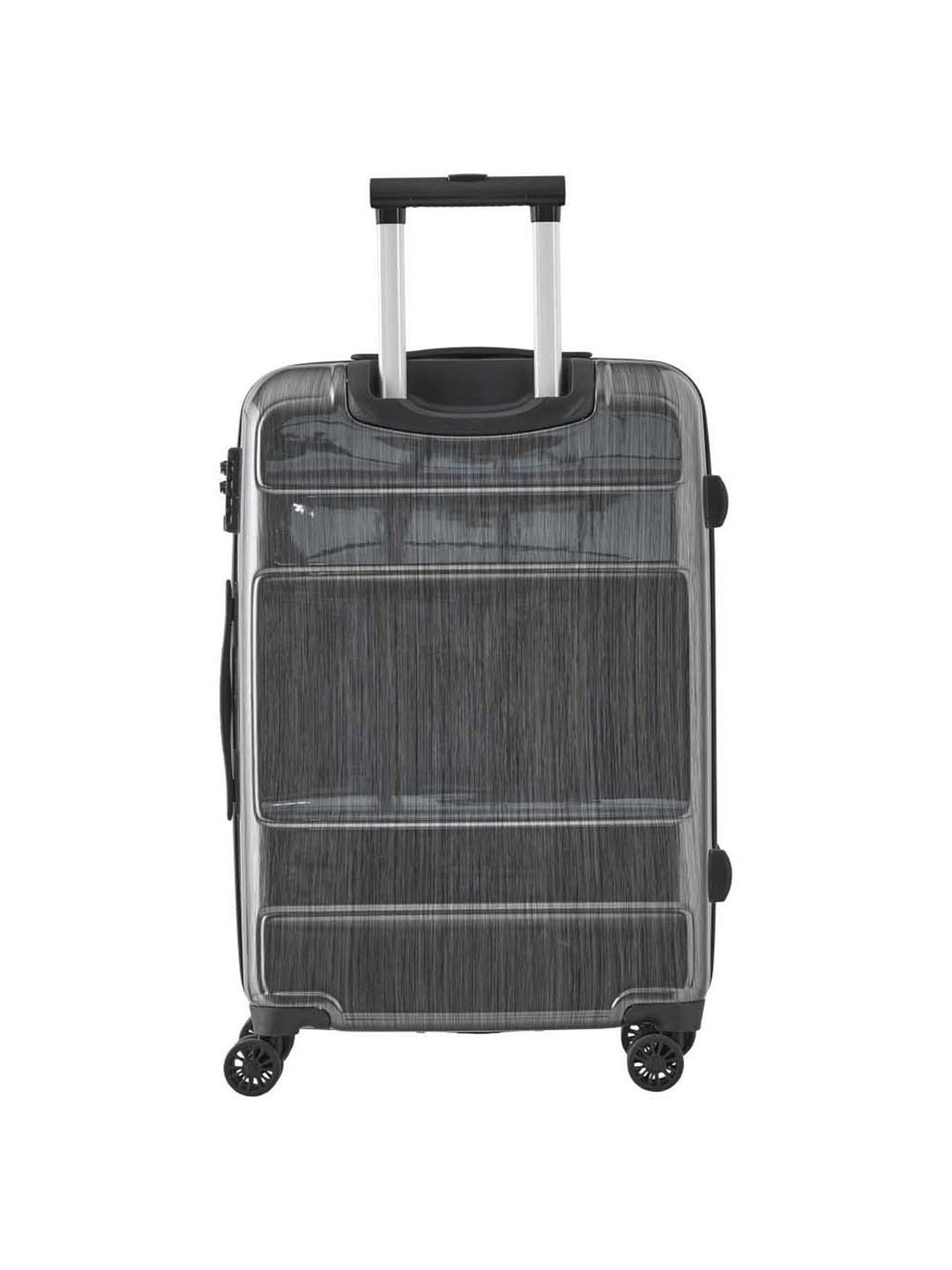 CAT Grey 8 Wheel Medium Hard Cabin Trolley - 45 cm