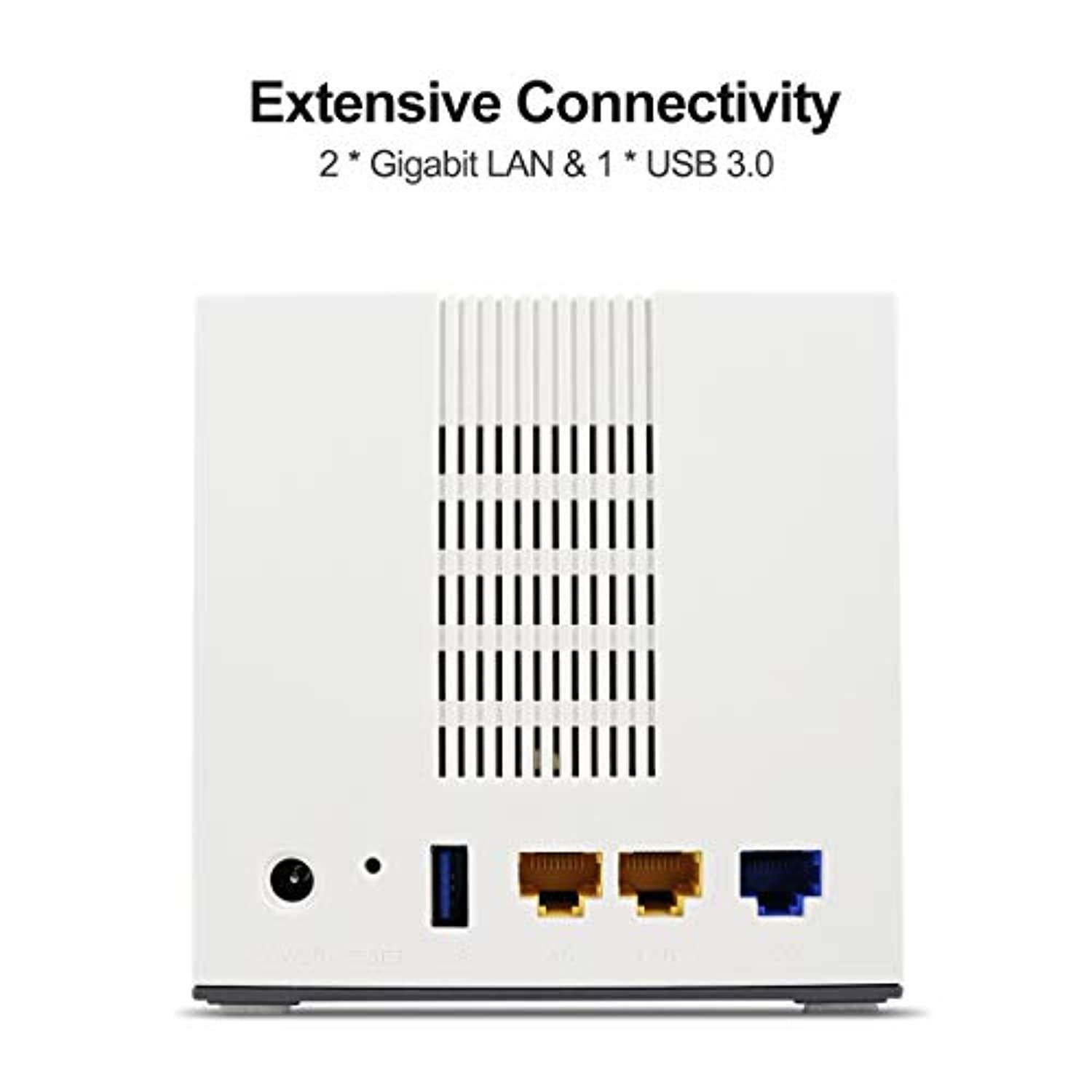 AX1500 WiFi 6 Router AX for Whole Home, Dual Band Wireless Router with 2 Gigabit Ethernet Ports 802.11ax Up to 1500 sq. ft. Coverage  and  40+ Devices, OFDMA, MU-MIMO, WDS, Adaptive Qos  a (EP-AX1500)