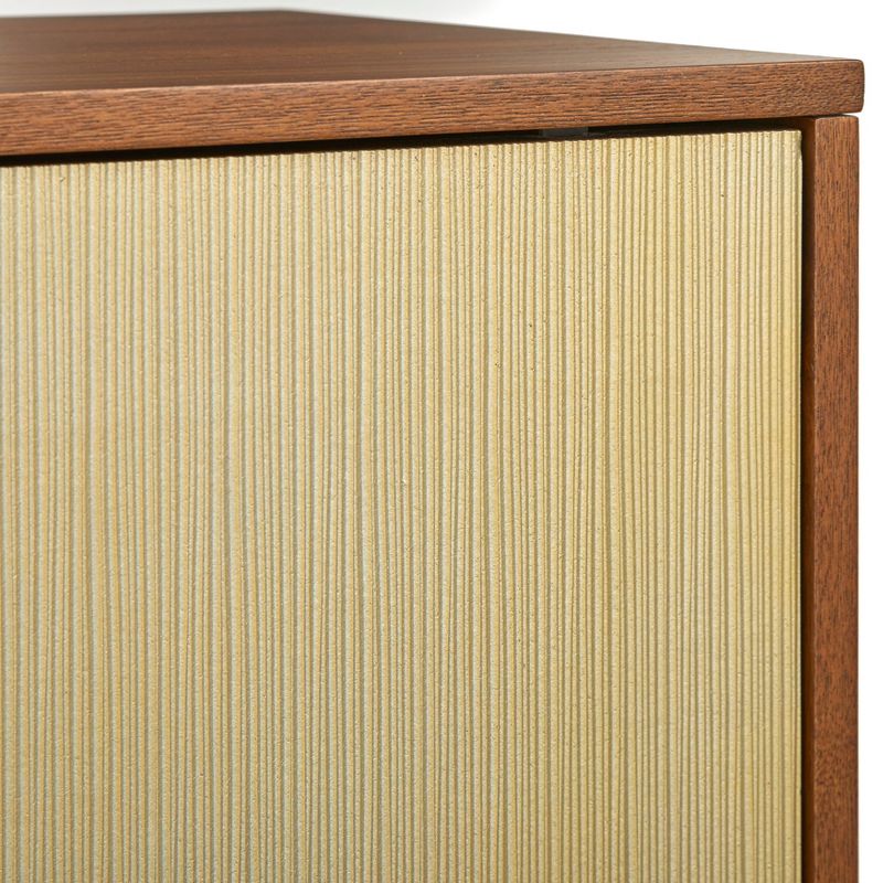 Naples Side Board White/Dark Brown - Chique