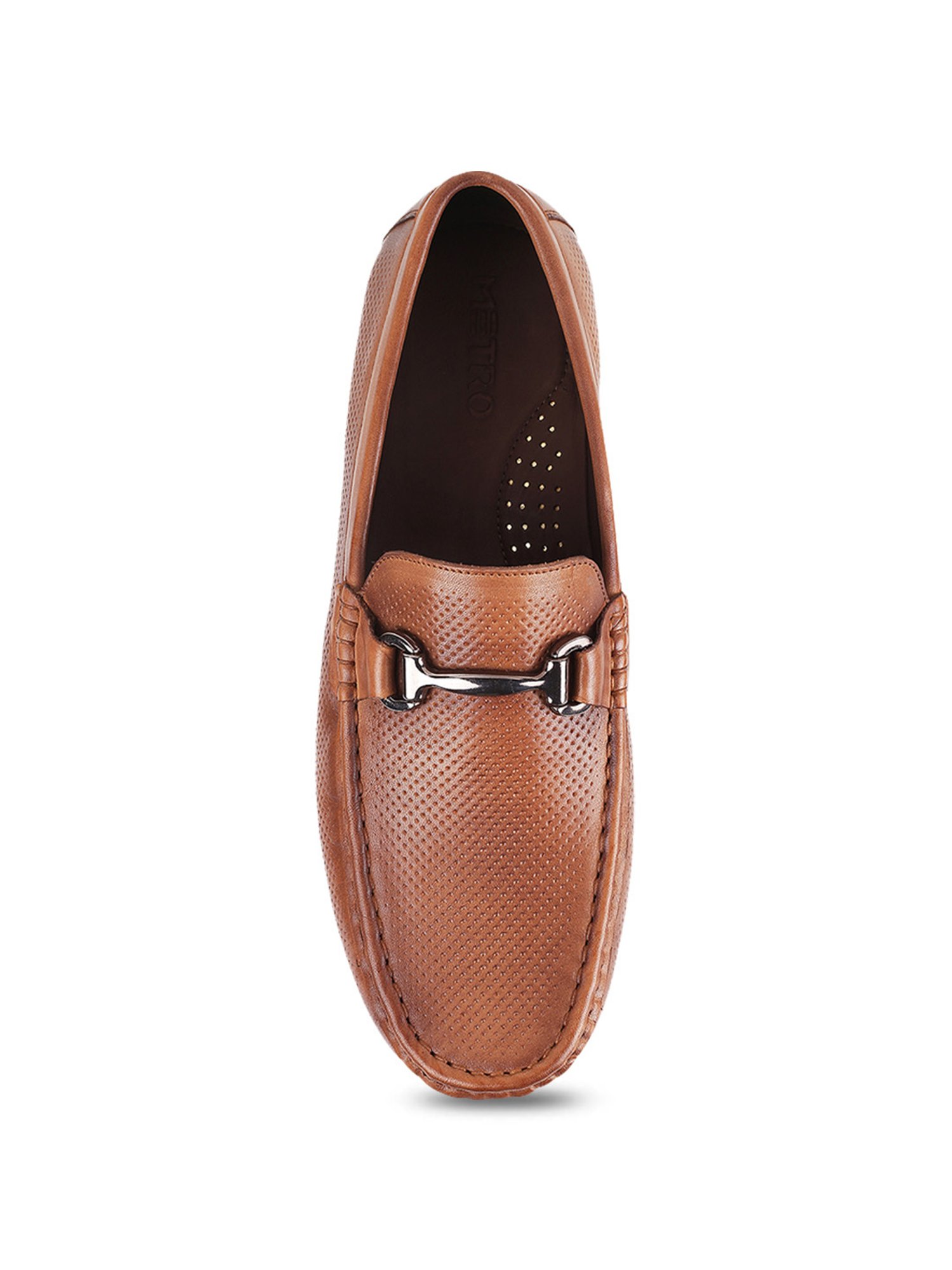 Metro Men's Tan Casual Loafers