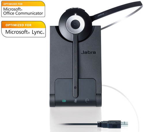 Jabra PRO 930 MS Mono Wireless Headset 930-65-503-105, Optimized for Microsoft Office Communicator