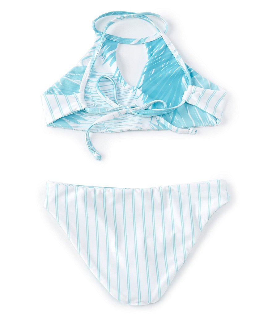 Splendid Las Palmas Reversible High-Neck Bra Top & Reversible Retro Hipster Bottom Two-Piece Swimsuit