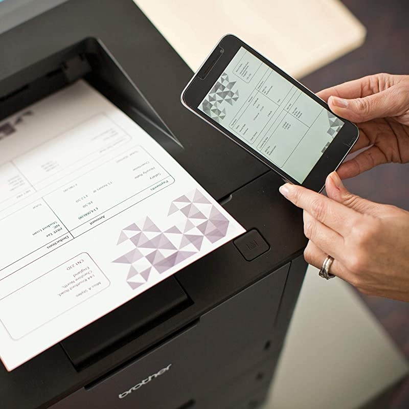 Monochrome Laser Printer, HL-L5200DW, Wireless Networking, Mobile Printing, Duplex Printing,  Dash Replenishment Ready