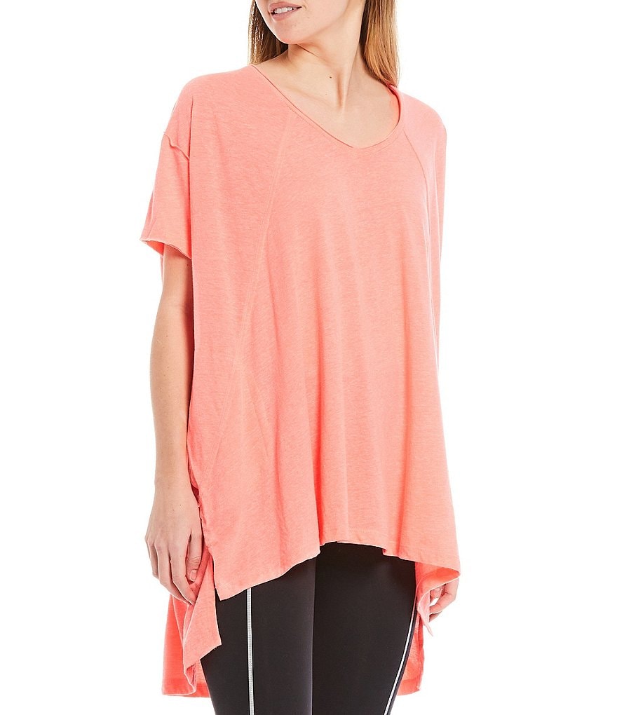 Free People FP Movement City Vibes Oversized Fit Cotton Blend Tee