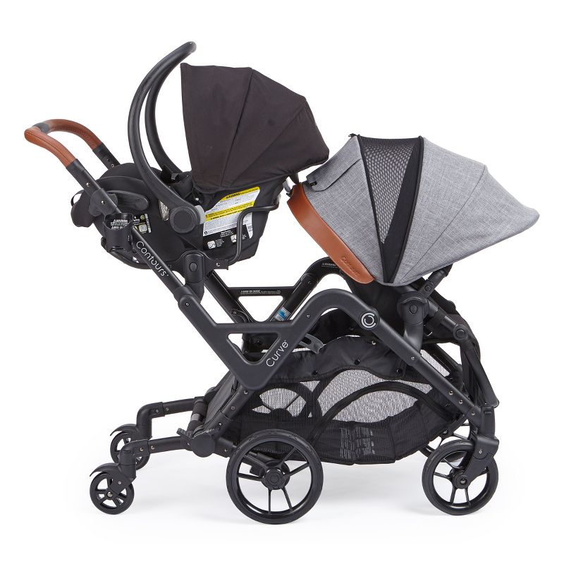 Contours Curve Tandem Double Stroller - Graphite