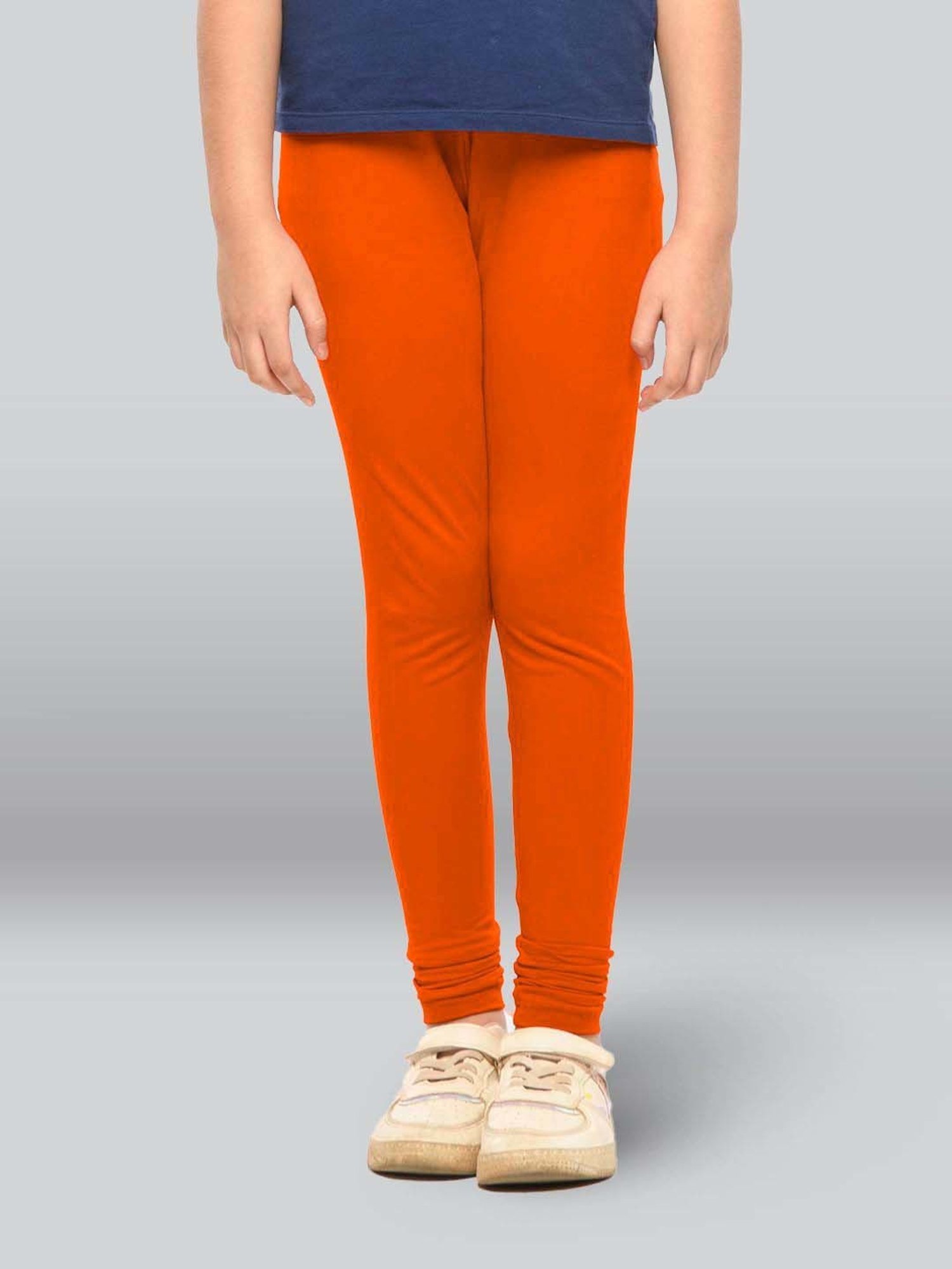 Pantaloons Junior Pink Cotton Embellished Leggings