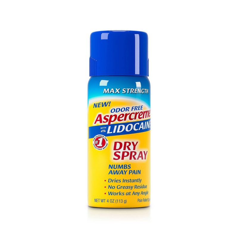 Aspercreme Pain Relief Dry Spray - 4oz