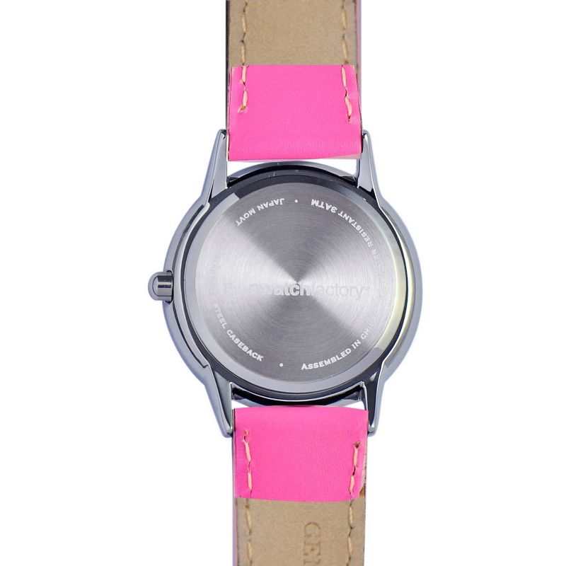 Girls' Red Balloon Peace-Love & Happiness Stainless Steel Watch - Peach