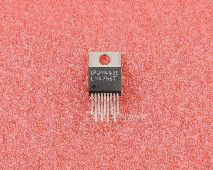 1pcs LM4755T TO-220 LM4755 NSC Stereo 11W Audio Power Amplifier with Mute
