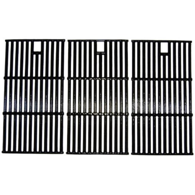 Gas Grill Cast Iron Cooking Grid, 3 pcs, for Kenmore & Others, 65223