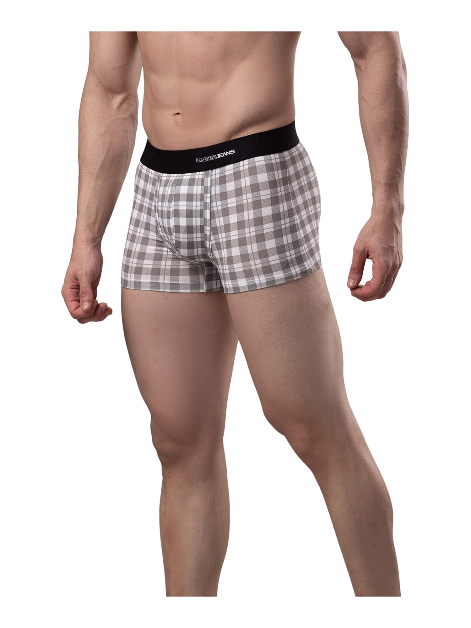 UnderJeans by Spykar Multicolor Check Trunks