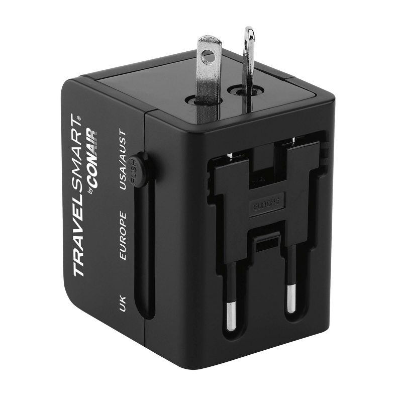 Travel Smart by Conair All-in-One Adapter - Black