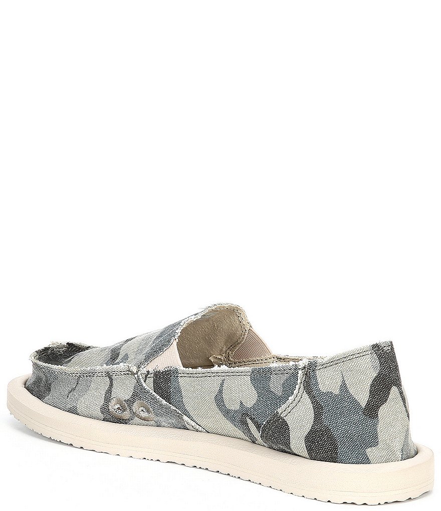 Sanuk Women's Donna Camo Print Slip-On Shoes