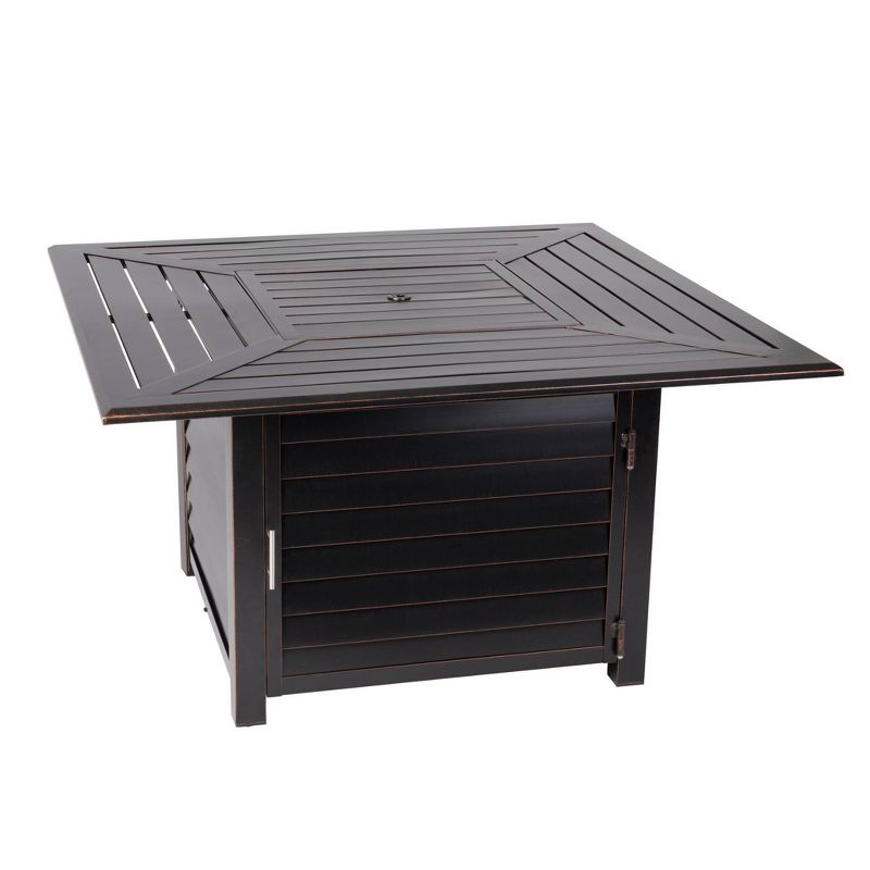 Palmetto Aluminum Square LPG Fire Pit - Fire Sense